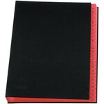 Trieur alphabétique en toile 25 compartiments noir