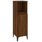 vidaXL Ensemble de meubles de salle de bain 3 Pièces Chêne marron