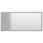 vidaXL Ensemble de meubles de salle de bain gris béton bois ingénierie
