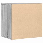vidaXL Commode d'angle sonoma gris 60x41x58 cm bois d'ingénierie