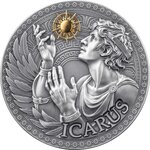 Pièce de monnaie en Argent 1000 Francs g 31.1 (1 oz) Millésime 2025 Great Greek Mythology ICARUS