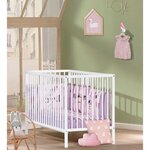 Lit 120 x 60 cm tout barreaux blanc first