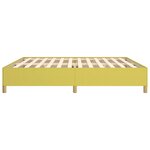 vidaXL Cadre de lit sans matelas vert 200x200 cm tissu
