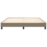 vidaXL Cadre de lit Taupe 180x200 cm Tissu