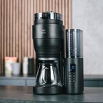 Cafetière filtre avec broyeur intégré
