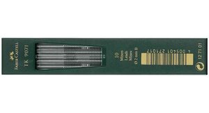 Etui pack de 10 mines TK 9071 Noir HB 2mm FABER-CASTELL