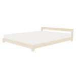 Lit double scandinave en bois COMFY 200 x 200