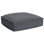vidaXL Coussin de palette pour siège Anthracite 50x50x12 cm en tissu Oxford