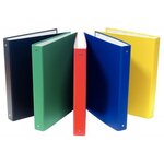 EXACOMPTA - Classeur a anneaux - Dos 40 mm - 21 x 29,7 - 4 anneaux - Remborde plastique 18/10eme - Couleur noire