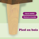 vidaXL Buffet Chêne fumé 60x35x70 cm Bois d'ingénierie