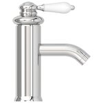 vidaXL Robinet de lavabo de salle de bain Finition chromée 130x180 mm