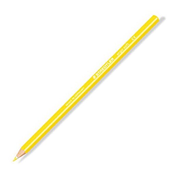 Crayon de couleur ERGOSOFT Triangulaire Mine 3 mm Coloris Jaune STAEDTLER