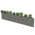 vidaXL Mur de gabion Acier galvanisé 630 x 30 x 100 cm