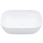 vidaXL Lavabo 45 5x32x13 cm Céramique Blanc