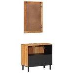 vidaXL Ensemble de meubles de salle de bain 2 pièces en bois d'acacia solide
