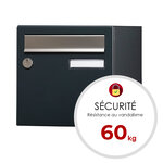 Boite aux lettre  Allure 2 portes  gris anthracite 7016M