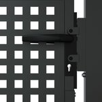 vidaXL Portail de jardin anthracite 105x175 cm acier