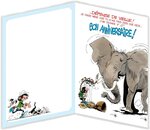 Maxi grande carte géante bon anniversaire gaston lagaffe franquin avec enveloppe