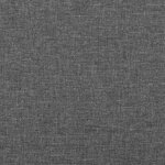 vidaXL Têtes de lit 2 Pièces Gris foncé 72x5x78/88 cm Tissu
