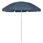 vidaXL Parasol de plage Bleu 240 cm