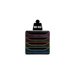 Module De Classement Big Box 4 Tiroirs Glossy - Noir Brillant - Exacompta