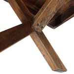 vidaXL Table basse Bois de récupération massif 110x60x45 cm