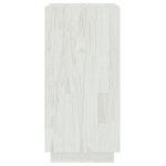 vidaXL Bibliothèque Blanc 40x35x71 cm Bois de pin massif