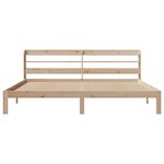 vidaXL Cadre de lit avec tête de lit sans matelas 180x200 cm