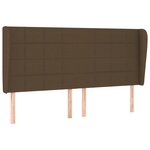 vidaXL Sommier à lattes de lit avec matelas Marron foncé 200x200 cm