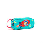 Trousse simple Enfant - Plusieurs Coloris - Bleu - chat - Draeger