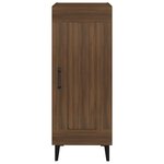 vidaXL Buffet Chêne marron 34 5x34x90 cm Bois d'ingénierie