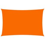 vidaXL Voile de parasol Tissu Oxford rectangulaire 2x5 m Orange