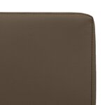 vidaXL Canapé-lit Marron Similicuir