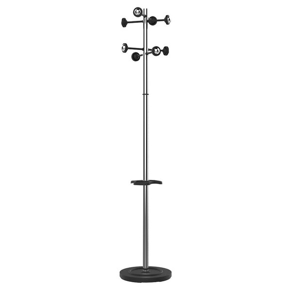 Portemanteau Accueil  - 8 patères - Chromé