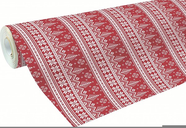 Rouleau papier cadeau alliance 0 7 x 50 m sapin scandinave clairefontaine