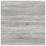 vidaXL Étagères murales 4 Pièces sonoma gris 40x40x1 5 cm bois ingénierie