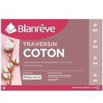 Traversin en coton 180 cm - Blanc