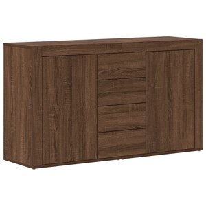 Buffet vidaXL Chêne marron Bois d'ingénierie 120 x 36 x 69 cm Buffet