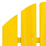 vidaXL Chaise de jardin Adirondack bois de sapin massif jaune