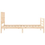 vidaXL Cadre de lit sans matelas 100x200 cm bois massif