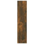 vidaXL Bibliothèque/Séparateur de pièce chêne fumé 100x30x135 cm