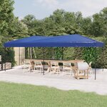 vidaXL Tente de réception pliable Bleu 3x6 m