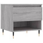 vidaXL Tables basses 2 Pièces sonoma gris 50x46x50 cm bois d'ingénierie