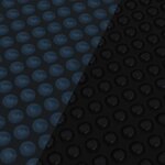 vidaXL Film solaire de piscine flottant PE 400x200 cm Noir et bleu