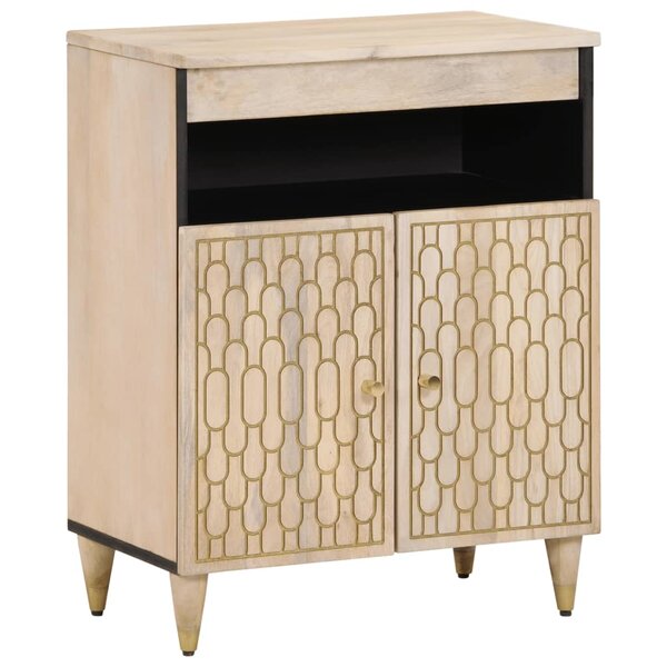 vidaXL Armoire latérale 60x33x75 cm bois massif de manguier