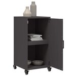 vidaXL Buffet noir 36x39x72 cm acier
