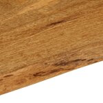 vidaXL Dessus de table 120x60x3 8 cm bord vivant bois massif manguier