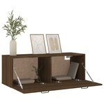 vidaXL Armoire murale Chêne marron 100x36 5x35 cm Bois d'ingénierie