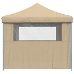 vidaXL Tente de réception pliable escamotable avec 4 parois latérales