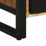 vidaXL Cabinet salle de bain 55x35x60 cm en bois massif